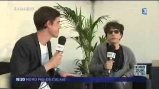 Interview de Nicola Sirkis avant le concert dIndochine au Main Square 2013 [upl. by Fredia854]