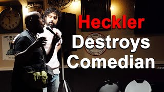 Heckler Destroys Comedian [upl. by Madlin]