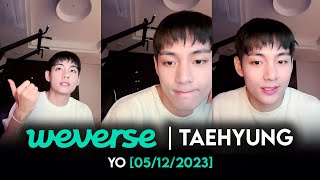 Weverse Live  V  Yo 5122023 POLSKIE NAPISY [upl. by Kerwinn20]