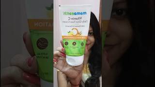 Mamaearth Vitamin C Glow Face Cream Review review shorts viral mamaearth mamaearthproducts [upl. by Aihseket]