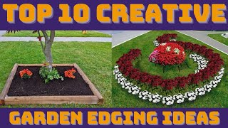 Creative Garden Borders 10 Edging Ideas to Beautify Your Landscape [upl. by Goeselt]