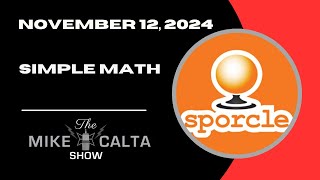 Sporcle Simple Math  The Mike Calta Show [upl. by Yenruoj]