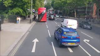 Full Route Visual Route 452 Kensal Rise  Vauxhall [upl. by Solracsiul]