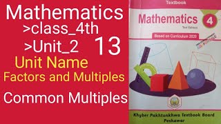 Common Multiples  Multiples  Common multiples of 6amp8 10amp15  Grade 4 mathCommonmultiples [upl. by Godric]