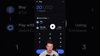 How to transfer ETH from Coinbasecom to Coinbase Wallet shorts tutorial crypto [upl. by Nomelc]