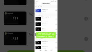 App para ganhar dinheiro no PayPal e pagbank de verdade  apps que pagam de verdade ganhardinheiro [upl. by Phaidra]