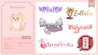 ❀ Logo design Standard ❀ Commissions OPEN [upl. by Aerdnwahs706]