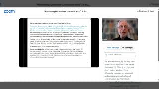 Part 4 Rethinking Ostensive Communication A discussion with Dan Sperber and Deirdre Wilson [upl. by Godspeed]