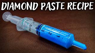 DIY Diamond Paste  Fluid for Stropping Polishing and Lapping [upl. by Lavicrep]