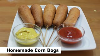 How to Make Corn Dogs  Easy Homemade Corn Dogs Recipe Short Version [upl. by Amber]