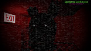 Springtrap Death Scene Fnaf SFM [upl. by Annodahs]