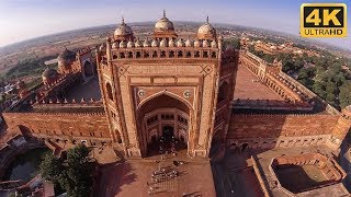 quotBuland Darwazaquot the highest gateway in the world Fatehpur Sikri India 4K [upl. by Nomahs962]