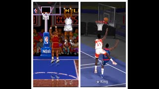 Dominique Wilkins ATL vs Bernard King WAS  NBA AllStar Challenge 1992 AND NBA 2K20 2019 [upl. by Airotnes]