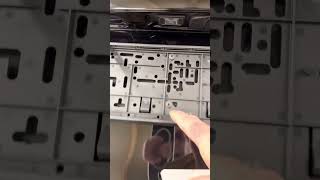 Mercedes GLE 167 19 Wurth number plate surround install [upl. by Hyacinthia786]