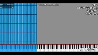 black midi PAPRIKAS 26 TRILLION LAG TESTER 40 MILLION NOTES [upl. by Anovad751]