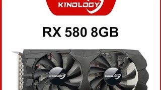 RX 580 2048SP da marca Kinology  Teste GTA 5 e Resident evil 4 Remake  AliExpress [upl. by Auqinu]