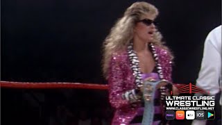 Wendi Richter vs Peggy Lee Leather UWFWWOW [upl. by Nomelihp]