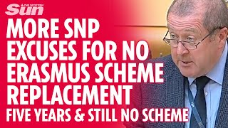 After 5 years SNP excuses for STILL NOT having an ERASMUS replacement programme [upl. by Chauncey205]