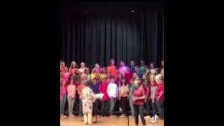 Kid throws up in the middle of school concert [upl. by Esiuqram]