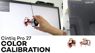 Cintiq Pro 27 Color Calibration [upl. by Cheyney530]