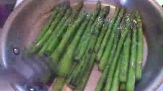 Panseared Asparagus with Lemon Balsamic and Parmesan [upl. by Tomas]