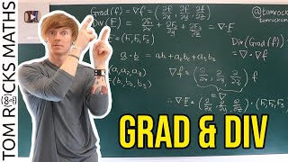 Oxford Calculus Gradient Grad and Divergence Div Explained [upl. by Tecla]