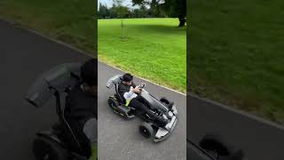 Segway ninebot go kart pro electric drift skid shakedown first drive test fun [upl. by Dadinirt692]