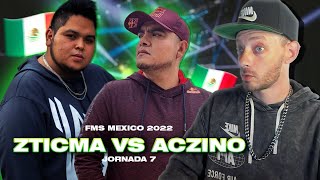 DTOKE REACCIONA A ZTICMA VS ACZINO I FMSMEXICO2022 Jornada 7  Dtoke Free [upl. by Isabella522]