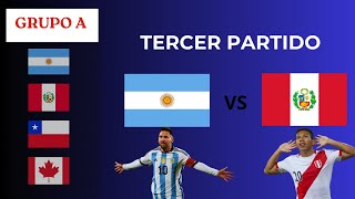 Copa América 2024  Fase de grupos  Perú vs Argentina  PES2021 [upl. by Hamrnand146]