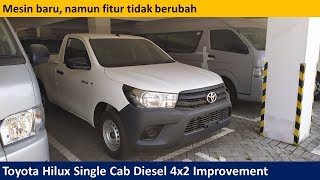 Toyota Hilux Single Cab Diesel Improvement review  Indonesia [upl. by Perrins796]