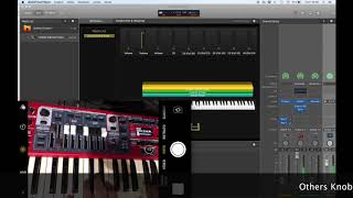 Nord Stage 3  Just play5  Using drawbar to control VST [upl. by Madigan]