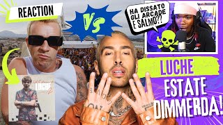 IL DISSING 1 ESTATE DIMMERDA 2  LUCHE VS SALMO  DISSING EPICO   REACTION by Jacquees [upl. by Eceinal]