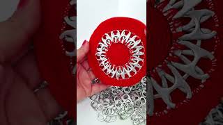 💃⭕️ monedas moned crochet hechoamano reciclaje anillando fyp [upl. by Dragde]