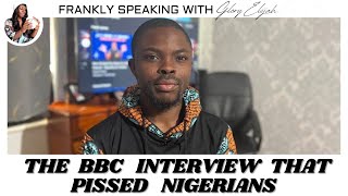 EMDEE TIAMIYU BBC INTERVIEW FOR CLOUT OR FOR SOCIAL CHANGE  GLORY ELIJAH [upl. by Moyer]