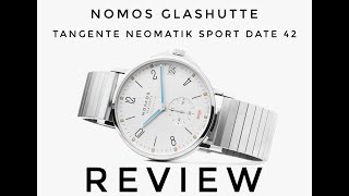 REVIEW  Nomos Glashutte Tangente Neomatik Sport Date 42 [upl. by Janessa]