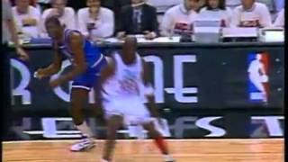 92 NBA All Star Game Michael Jordan vs Magic Johnson [upl. by Levram263]