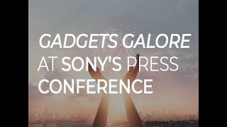 Gadgets galore at Sonys press conference  ZDNet [upl. by Mariande87]