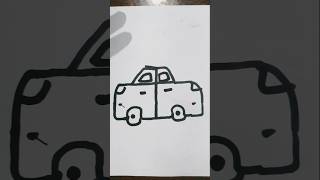 Easy car drawingdrawingviralshortart [upl. by Nelram]