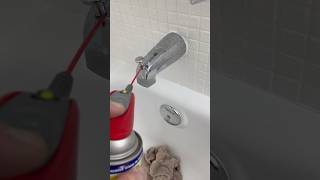 Quick Fix Unsticking a Bathtub Diverter with WD40 plumbing diy [upl. by Ecniuq]