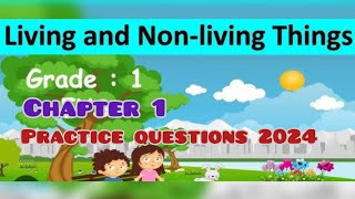 NSO Class 1 Science Olympiad Chapter1Living things amp non living things practice questionsscience [upl. by Anehsat942]