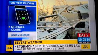 Interview on HLN about the tornado on March 2 2012 [upl. by Dunseath678]