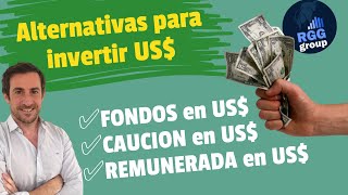 💥INVERTI DOLARES con estas alternativas💥 FONDOS FCI CAUCIONES Cuenta Remunerada ✅💵 [upl. by Platus420]