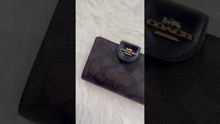 Unboxing Coach Corner Zip Wallet amp ID Card Holder unboxing coach zipwallet cardholder [upl. by Arin222]