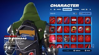 My Fortnite Locker 200 Back Blings [upl. by Oicnoel538]