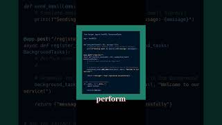 FastAPI Trick Using BackgroundTasks for PostResponse Processing [upl. by Kimberli926]