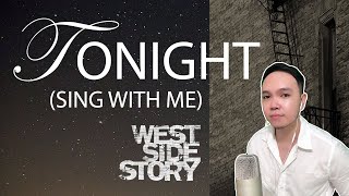 TONIGHT  Tony Part  West Side Story Karaoke  Sing as Maria [upl. by Elberta]