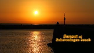 The Netherlands  Sunset at Scheveningen beach [upl. by Sherrer727]