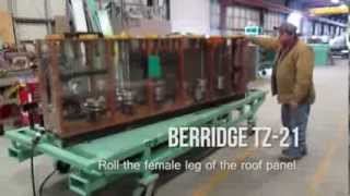 Berridge TZ21 Tapered ZeeLock Portable Roll Former [upl. by Darsey]