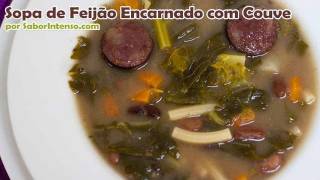 Sopa de Feijão Encarnado com Couve [upl. by Matusow]