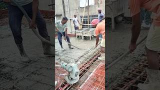 slab casting construction civilengineering house civil home shortsfeed trending video [upl. by Mazlack]